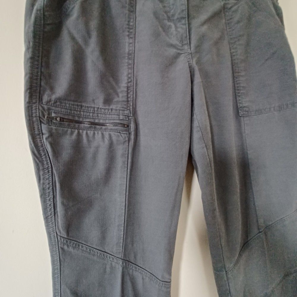 J Crew Cargo Pants Sz‎ 10 City Fit Ankle Skinny Utility Green Womens 37437 - Picture 7 of 9